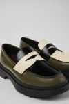 Camper Twins Loafers In Green