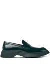 Camper Walden Moccasins In Leather In Verde