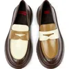Camper Walden Mismatched Colour-block Loafers In Multi