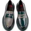 Camper Walden Penny Loafer In Black/green Multi