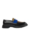 Camper Walden Penny-slot Loafers In Blue