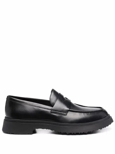 Camper Walden Slip-on Loafers In Black