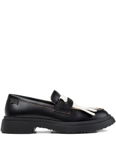 Camper Walden Twins Loafers In Black