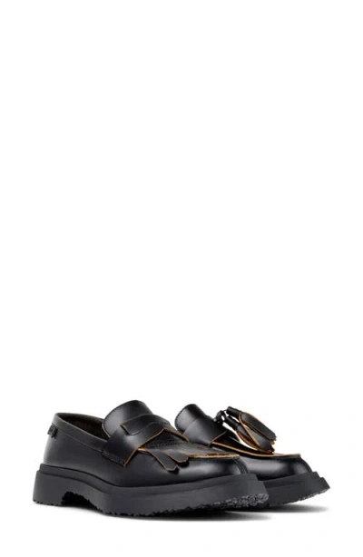 Camper Walden Twins Mismatch Loafer In Black