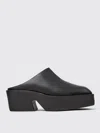 Camper Billie Leather Mules In Schwarz