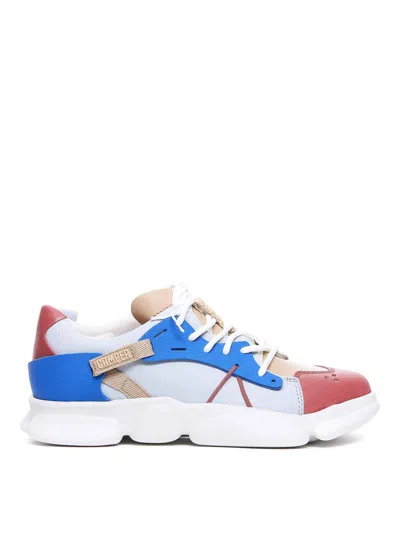 CAMPER WHITE V- SNEAKERS WITH ROUND TOE