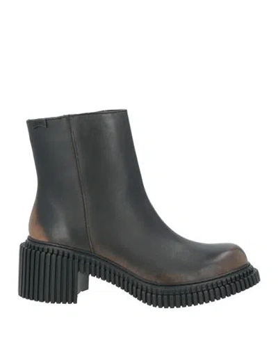 Camper Woman Ankle Boots Black Size 9 Leather
