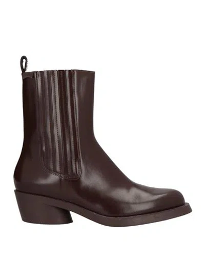 Camper Woman Ankle Boots Brown Size 9 Leather