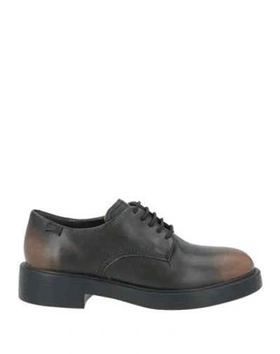 Camper Woman Lace-up Shoes Black Size 7 Leather