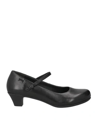 Camper Woman Pumps Black Size 9 Leather
