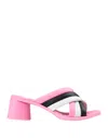 Camper Kiara Mules In Pink