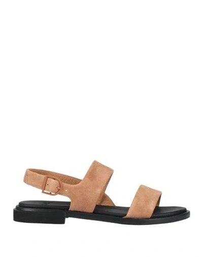 Camper Woman Sandals Sand Size 9 Leather In Brown
