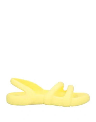 Camper Woman Sandals Yellow Size 8 Rubber In Yellow