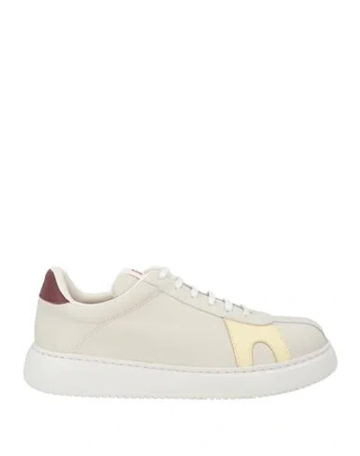 Camper Woman Sneakers Light Grey Size 11 Leather In White