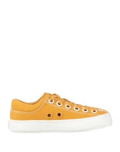 Camper Woman Sneakers Marigold Size 6 Textile Fibers In Gold