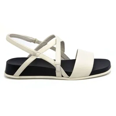 Camper Women's Atonika Leather Platform Sandals In Beige In White