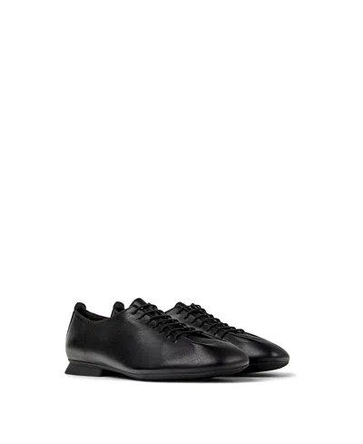 Camper Women's Casi Myra Leather Lace Up Shoe In Black