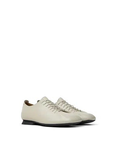 Camper Women's Casi Myra Leather Lace Up Shoe In Gray