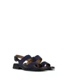 Camper Women's Dana Leather 2-strap Sandal In Animal Print