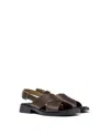 Camper Dana X-strap Sandal In Brown