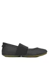 Camper Right Ballerina Shoes In Black