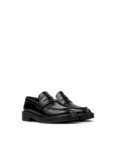 Camper Women's Dean Leather Moccasin In Black