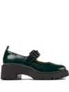 Camper Milah 60mm Leather Loafers In Verde