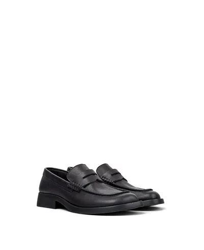 Camper Donna Leather Loafers In Black