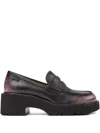 Camper Milah Penny Loafer In Black