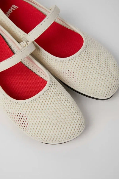 Camper Women Right Nina Ballerina Flats In White, Women's At Urban Outfitters