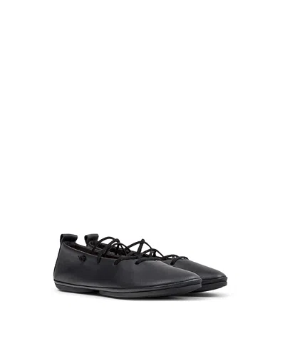 Camper Women's Right Nina Leather Ballerina In Black