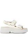 Camper Tasha Platform Sandal In White