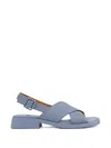 Camper Dana X-strap Sandal In Blue