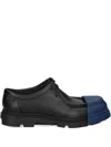 Camper Junction Cap Toe Penny Loafer In Black