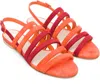 Camper Women's Twins Multicolored Sandals In Oranger, Red