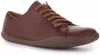 Camper Womens Cami Slip On Wide Fit Casual Leather Shoe In Opium Cola/cami Vida