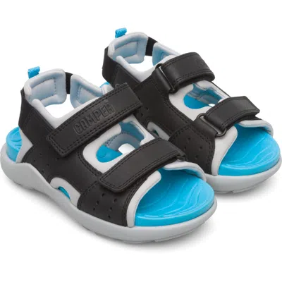Camper Kids' Sandals For Boys In Black,grey
