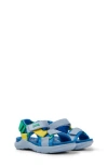 Camper Wous Slingback Sandal In Blue/blue Multi