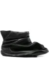 Camper X Issey Miyake Peu Form Calf Leather Boots In Black