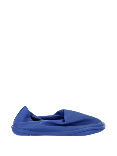 Camper X Issey Miyake Peu Form Draped Leather Loafers In Blue