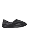 Camper X Issey Miyake Peu Form Leather Slippers In Black