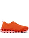Camper X Sunnei Pelotissima Knitted-fabric Sneakers In Orange