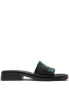 Camper X Twins Dana Sandals In Black