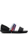 Camper X Twins Right Nina Sandals In Black