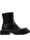 Camper Zip-fastening Boots In Black