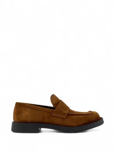 Camperlab 1978 Suede Loafers In Brown