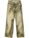 Camperlab Mid-rise Straight-leg Jeans In Green