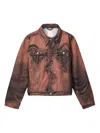 Camperlab Acid-wash Effect Denim Jacket In Multi