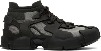 Camperlab Black & Gray Tossu Sneakers In Sock Soot-cumulo-lla