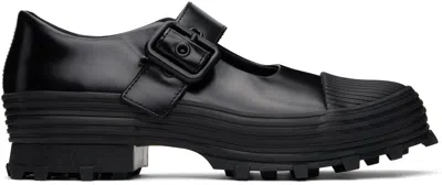 Camperlab Black Traktori Loafers In Mimi Negro